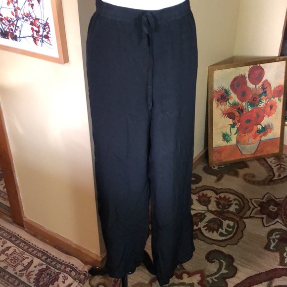 JOHNNY WAS Size XXL ILLARIA 100% Silk Pull-On Drawstring Elastic Waist $250 NEW - Picture 2 of 16